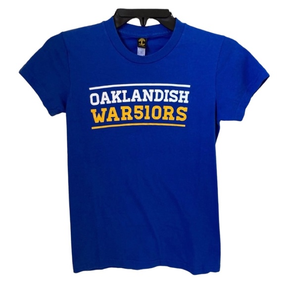 Oaklandish WAR510RS blue and yellow shirt golden state warriors (gsw) NBA